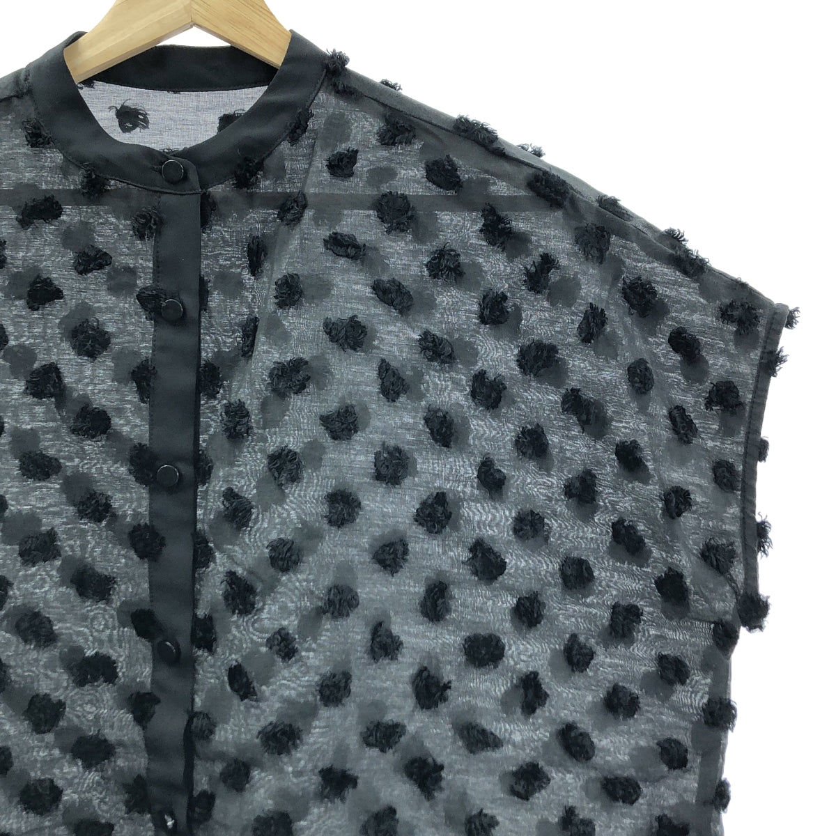 HIAND ハイアンド Fluffy dot Shirtフラッフィードットシャツ HIAND / ハイアンド | Fluffy dot Shirt / フラッフィードット