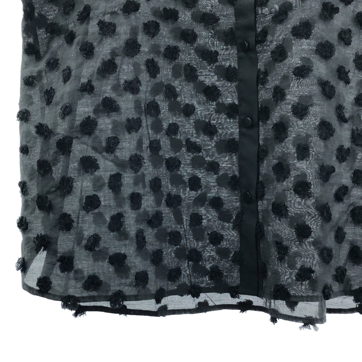 HIAND ハイアンド Fluffy dot Shirtフラッフィードットシャツ HIAND / ハイアンド | Fluffy dot Shirt / フラッフィードット