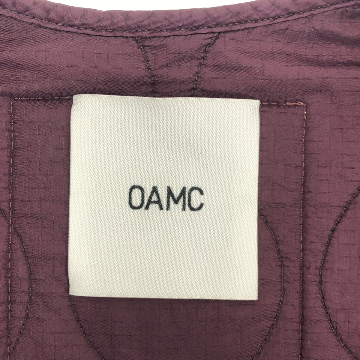 OAMC / OAMC | Combat Liner 絎縫夾克 / 絎縫無領外套 | S | 男款