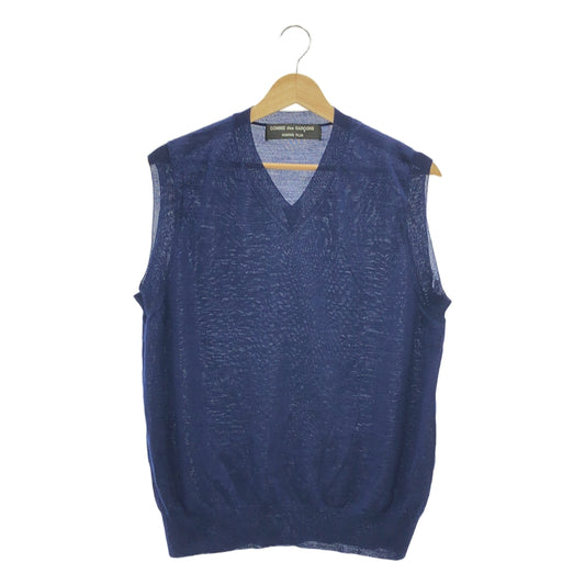 COMME des GARCONS HOMME PLUS | AD1999 | 90s V-neck knit vest |