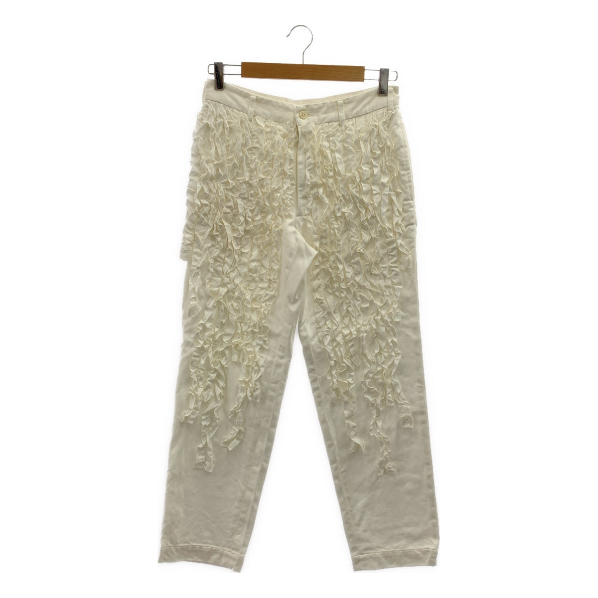 COMME des GARCONS COMME des GARCONS / 콤콤 | 2013SS | 코튼 프릴 테이퍼드 팬츠 | XS |
