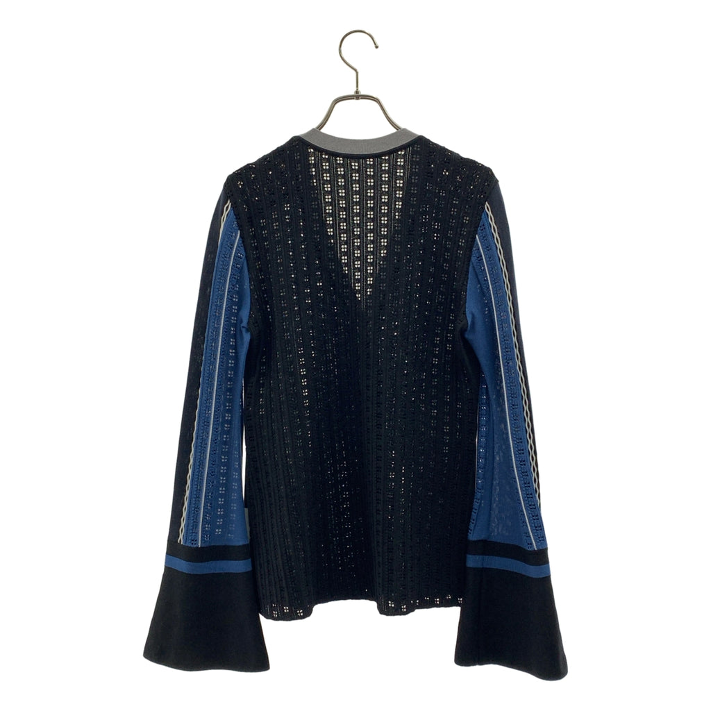 Mame Kurogouchi / マメクロゴウチ | 2025AW | Geometric Pattern Knitted Cardigan ジオメトリックパターン ニットカーディガン | 3 | レディース