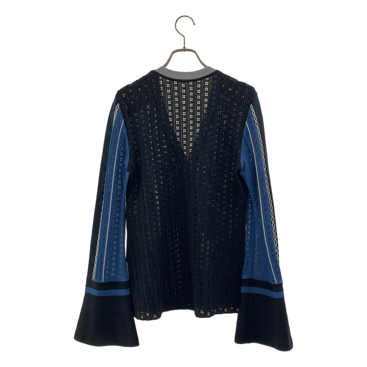 Mame Kurogouchi / 마메쿠로고우치 | 2025AW | Geometric Pattern Knitted Cardigan 지오메트릭 패턴 니트 카디건 | 3 |