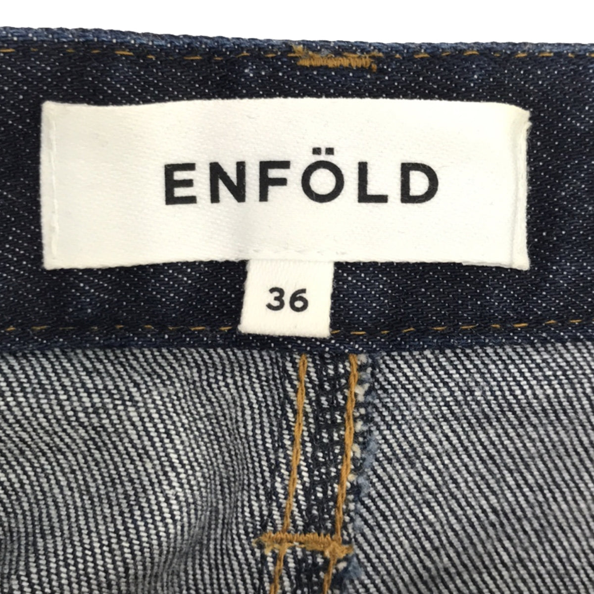 ENFOLD / 엠 폴드 | 와이드 데님 팬츠 | 36 | 인디고 | 여성