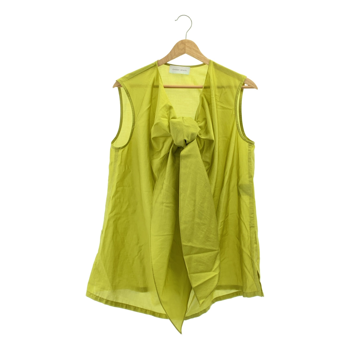 克里斯蒂安·維南茨 |圍巾領絲帶套頭無袖襯衫| SHOPBOP尺寸 36 |女性的