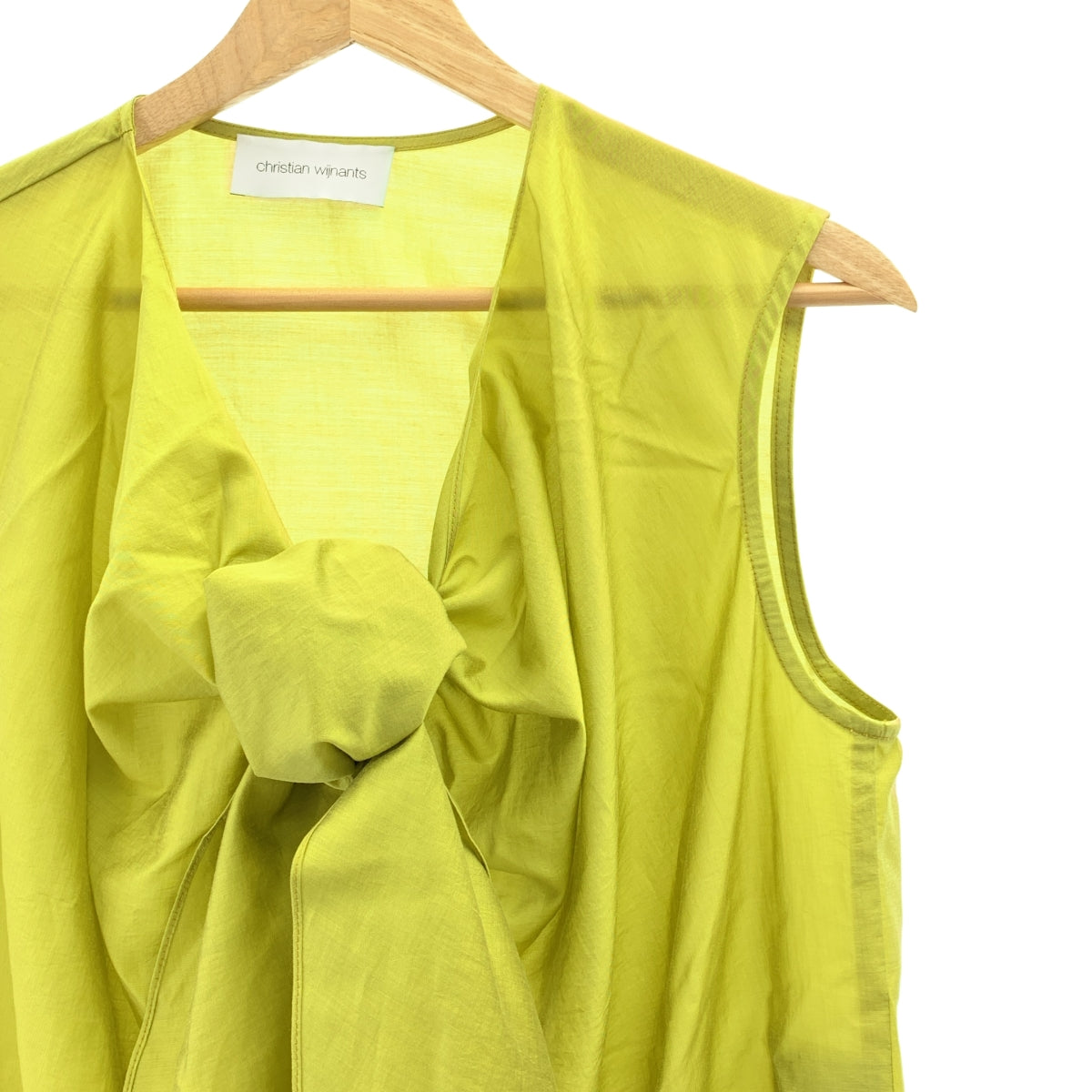 克里斯蒂安·維南茨 |圍巾領絲帶套頭無袖襯衫| SHOPBOP尺寸 36 |女性的