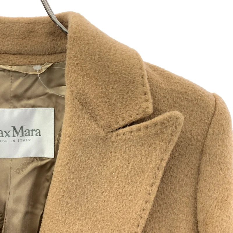 Max Mara / マックスマーラ | キャメルウール ダブル ロング チェスターコート | 38 | レディース