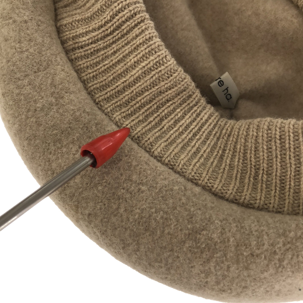 mature ha. / mature ha. | Wool ribbed beret |