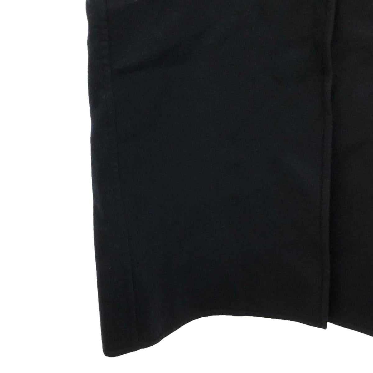 LOEWE / 로에베 | 모직 캐시미어 체스터 코트 가죽 패치 포함 | 34 | 네이비 | 여성