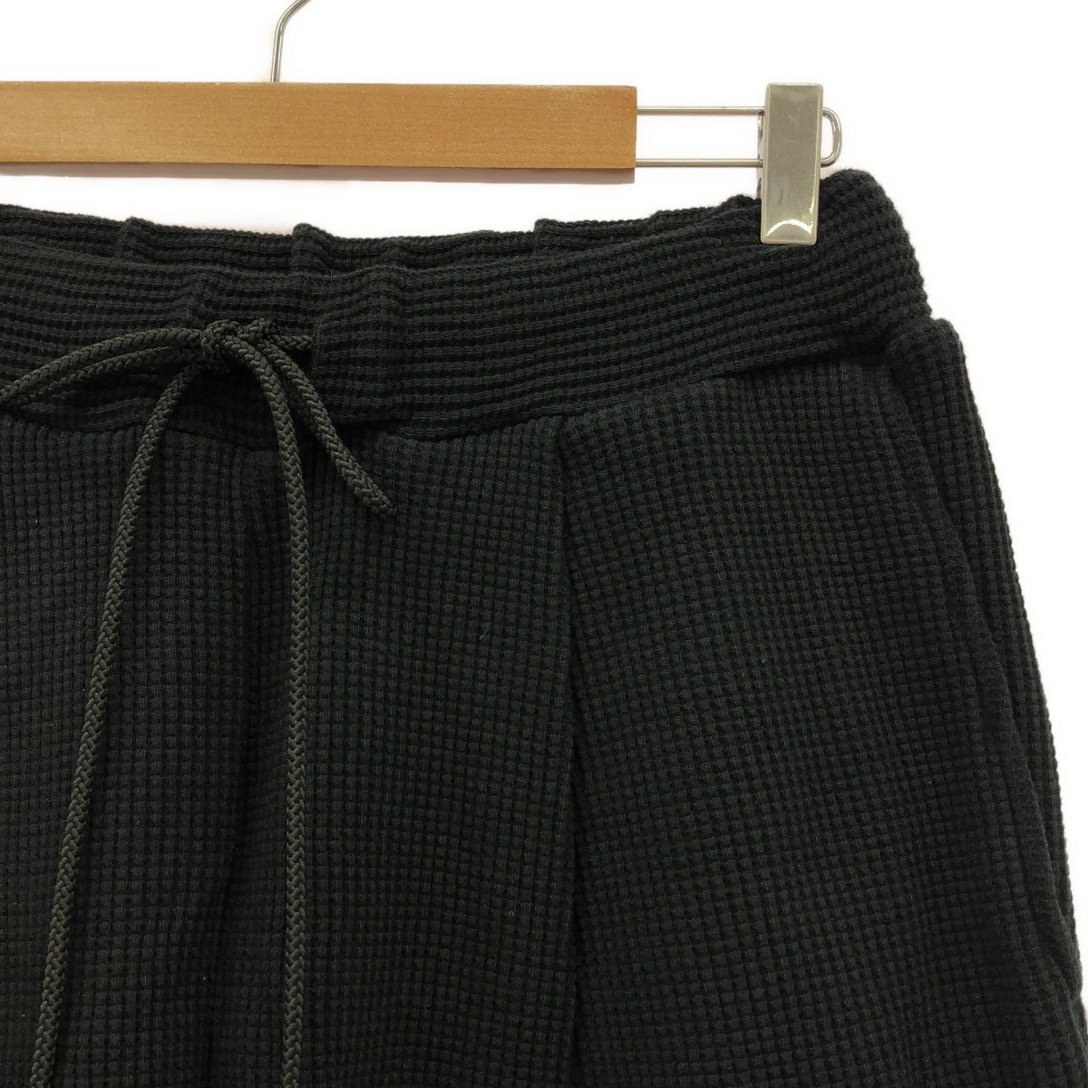 [New] prasthana / Prasthana | Heavy waffle half pants | M | Black | Men's