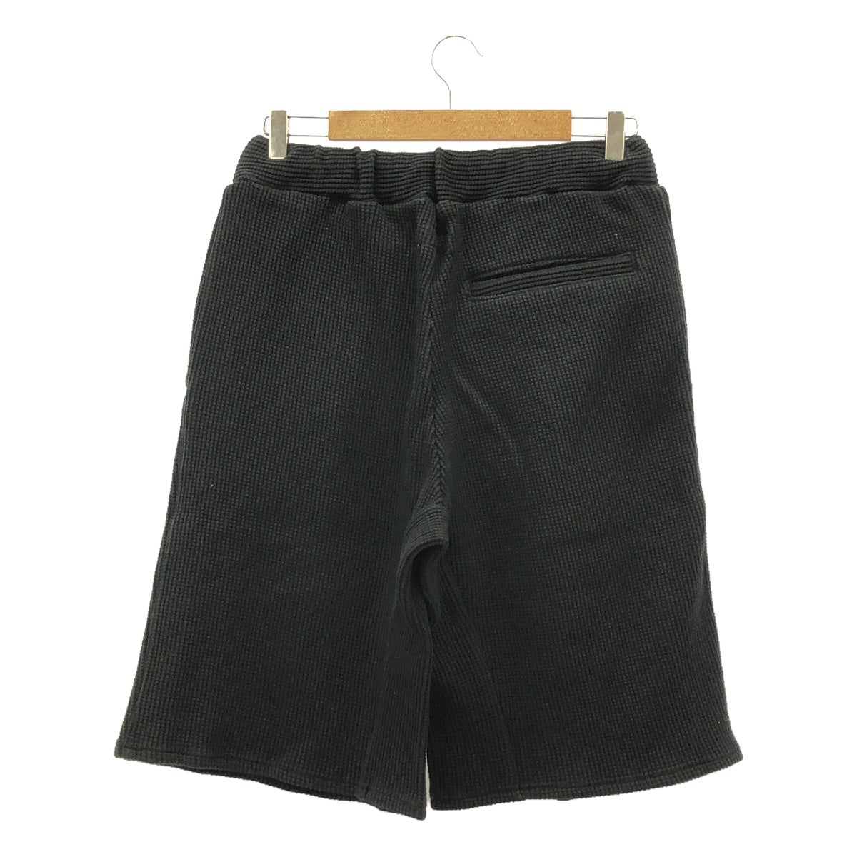 [New] prasthana / Prasthana | Heavy waffle half pants | M | Black | Men's