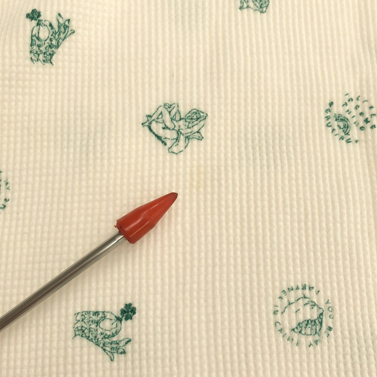 [品相良好] 羅恩·赫爾曼 / 羅恩·赫爾曼 | Jean Andre 定製圖形印花華夫格長袖 T 卹剪裁和縫製 | S |白色 |女性的