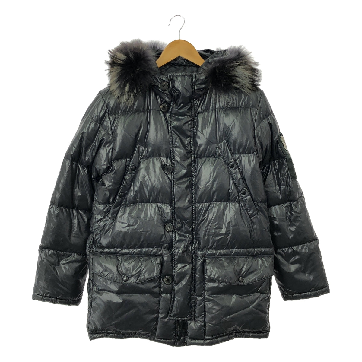 DUVETICA / Duvetica | ERACLE N-3B hooded down jacket with fur | 46 | Men's