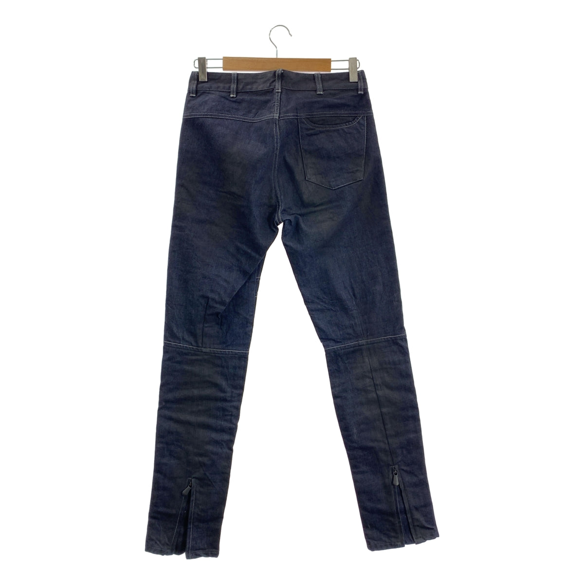 BOTTEGA VENETA / ボッテガヴェネタ | キルティング ジップ デニムパンツ | 44 | インディゴ | メンズ
