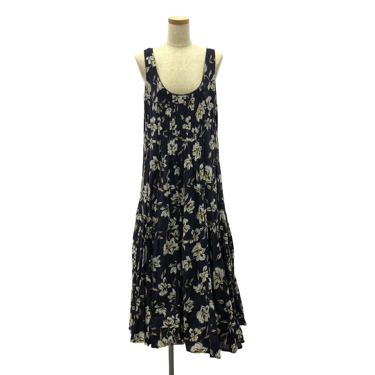 MARIHA | Floral Cotton Ocean Moonlight Dress | Size 36 | Women's