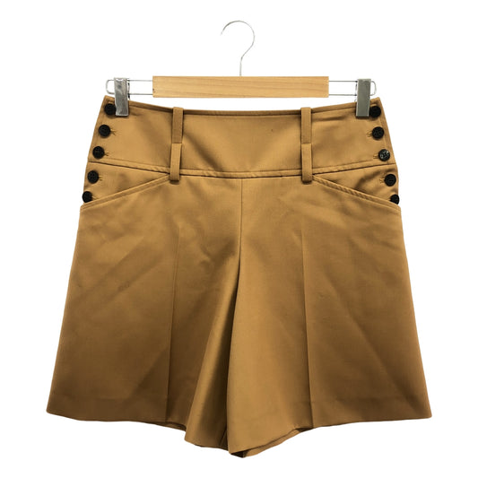 HERMES / Hermes | Side serie button wool shorts | 34 | Women's