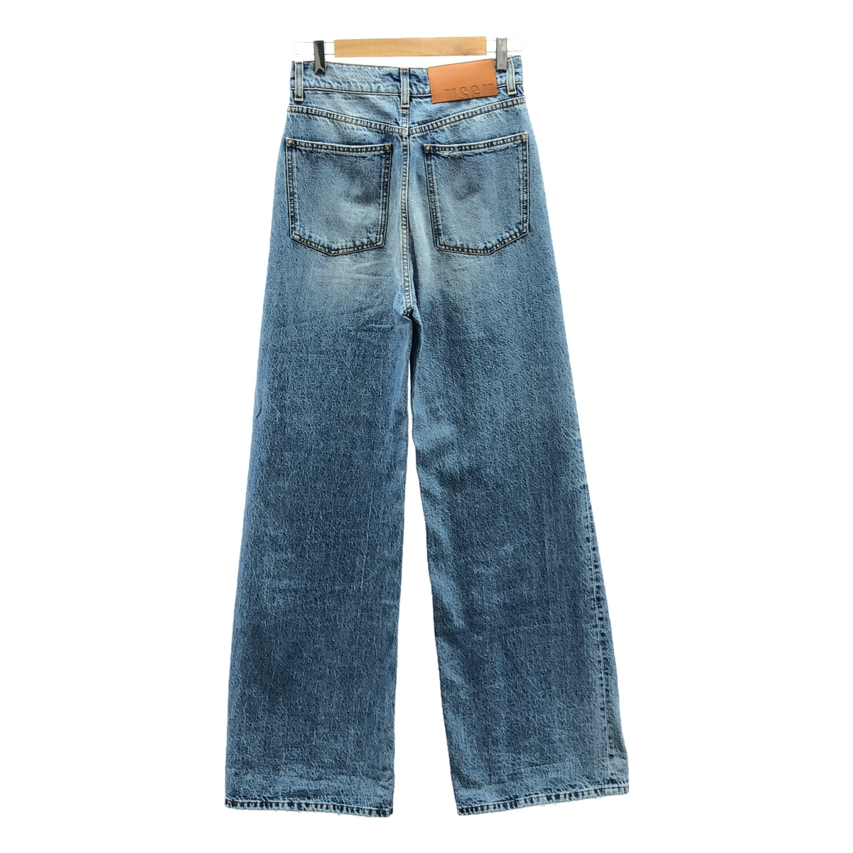 Deuxieme Classe / 두지엠 클래스 | 2023SS | 【MSGM/엠에스지엠】 RAW EDGE MEDIUM BLUE DENIM 데님 팬츠 | 38 | 여성