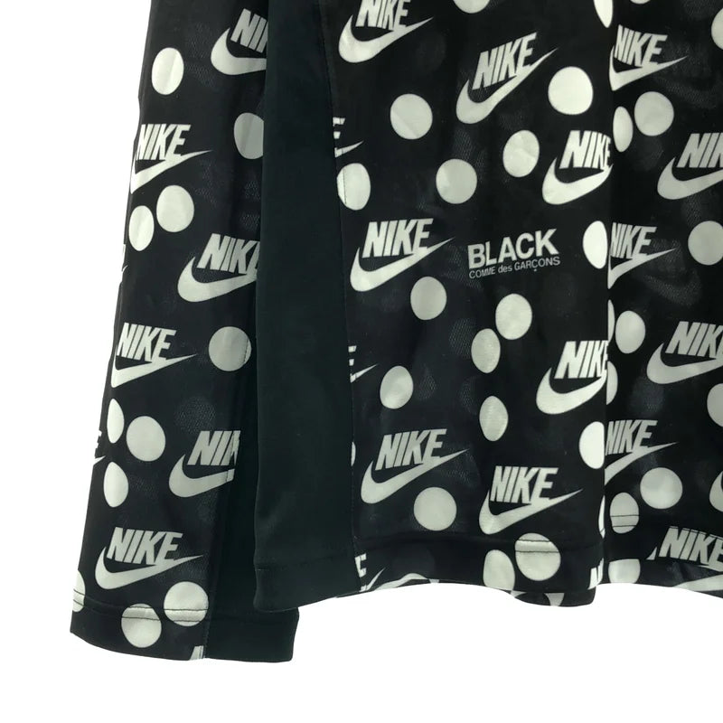 BLACK COMME des GARCONS / ブラックコムデギャルソン | 2019AW | ×NIKE / 総柄 ロゴ Tシャツ カットソー | L | メンズ