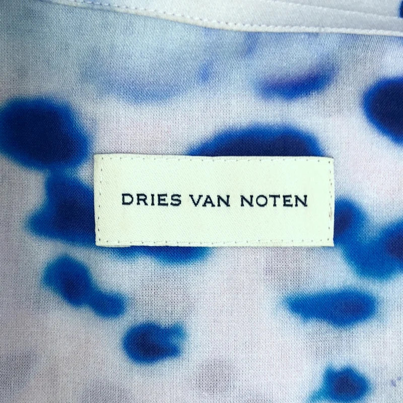 DRIES VAN NOTEN / ドリスヴァンノッテン | 2025SS | DASIA 1110 W.W.DRESS プリント シャツ ワンピース | S | レディース