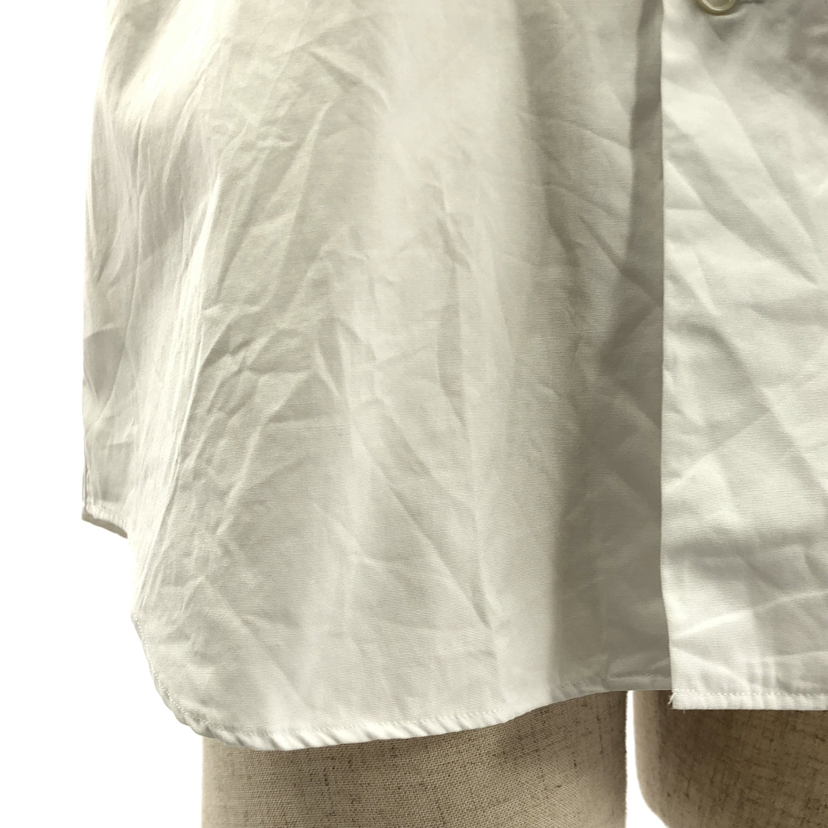 COMME des GARÇONS | 2018春夏 | 棉質荷葉邊圓領襯衫 | M碼 | 女款