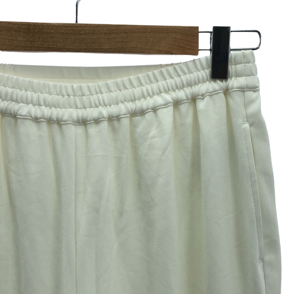 【미품】 Col Pierrot / 코르피에로 | 2023SS | L'Appartement 취급 Rib Pants 리브 팬츠 | 36 | 화이트 | 여성
