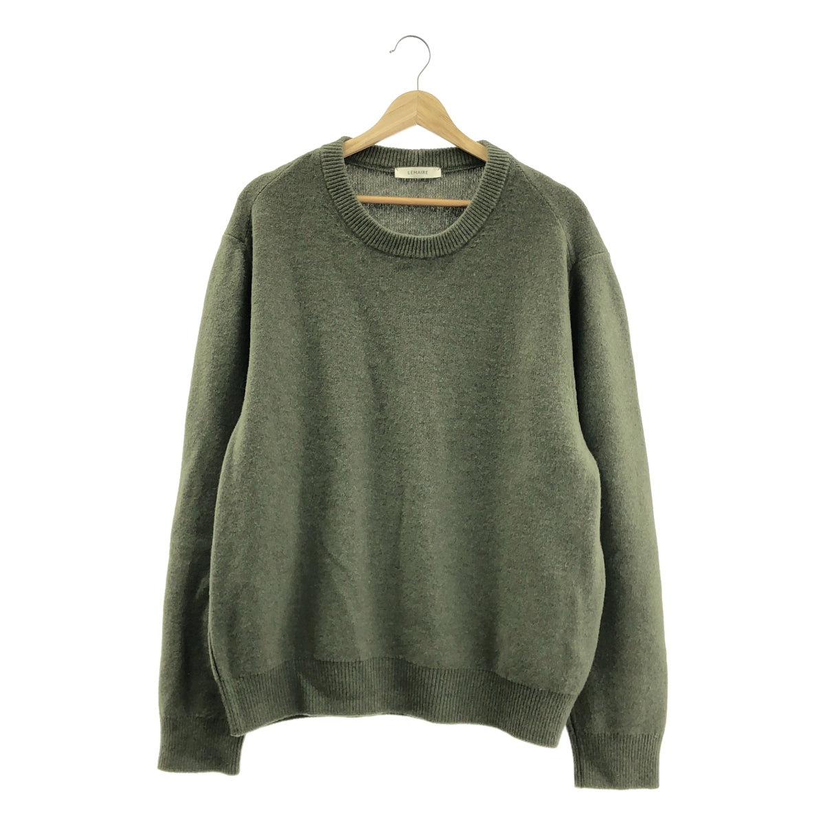 LEMAIRE / 르메르 | 2024AW | CREW NECK JUMPER 울 크루넥 니트 스웨터 | M | 남성