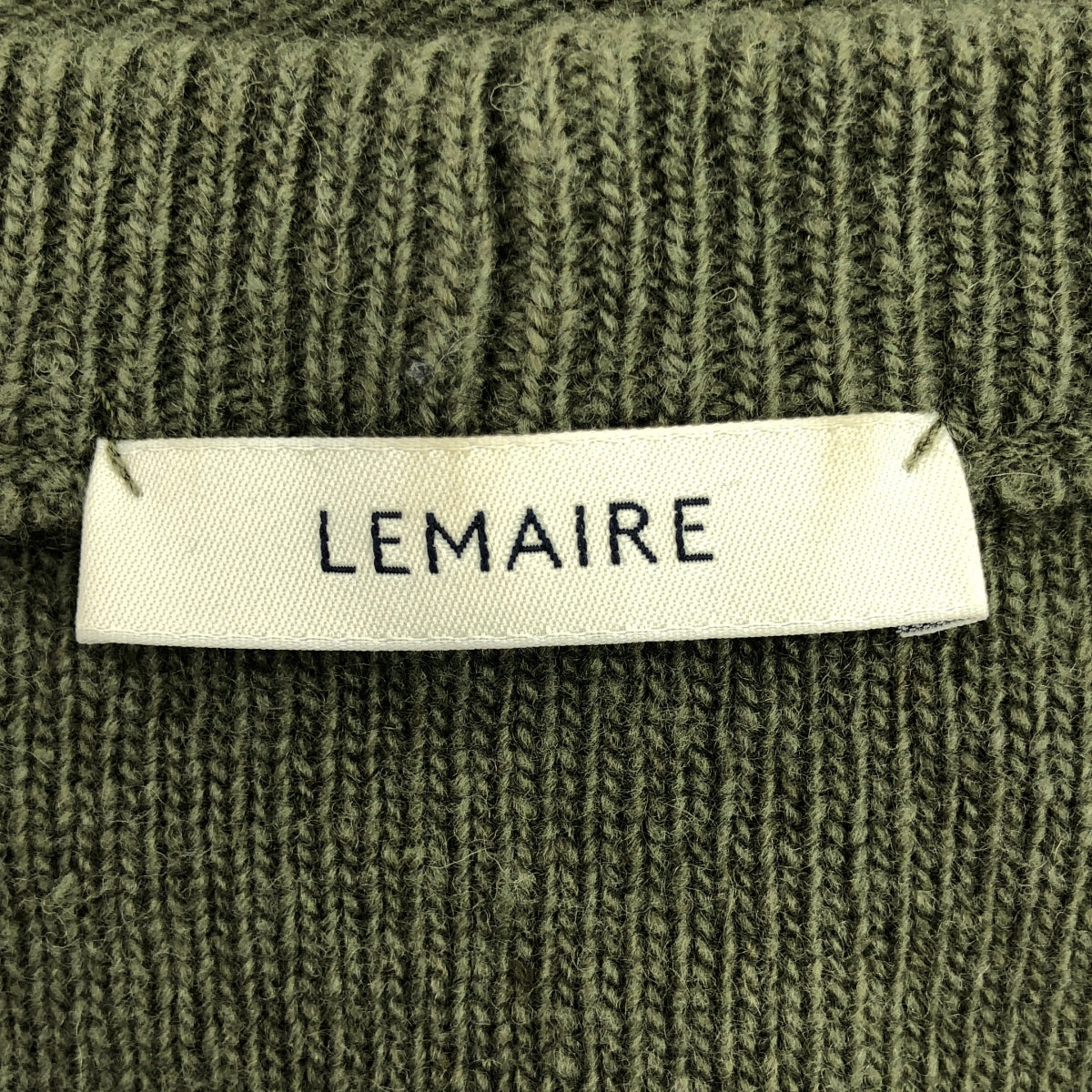 LEMAIRE / 르메르 | 2024AW | CREW NECK JUMPER 울 크루넥 니트 스웨터 | M | 남성