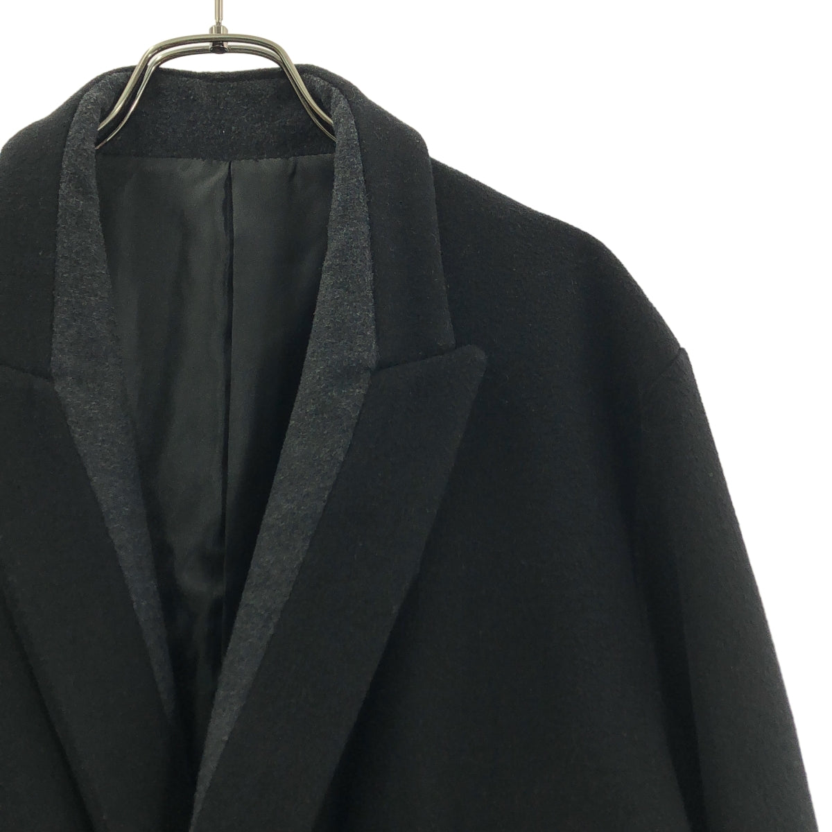 NO ID. / ノーアイディー | ウール Wブレストロングチェスターコート / 総裏地 | 2 | メンズ