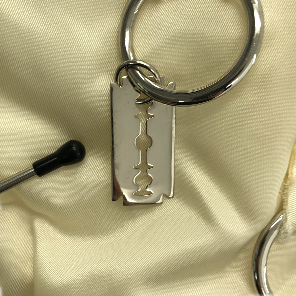 KIDILL / キディル | 2021AW | MA-1 スタッズ フリル ボンバージャケット | 44 | ホワイト | メンズ