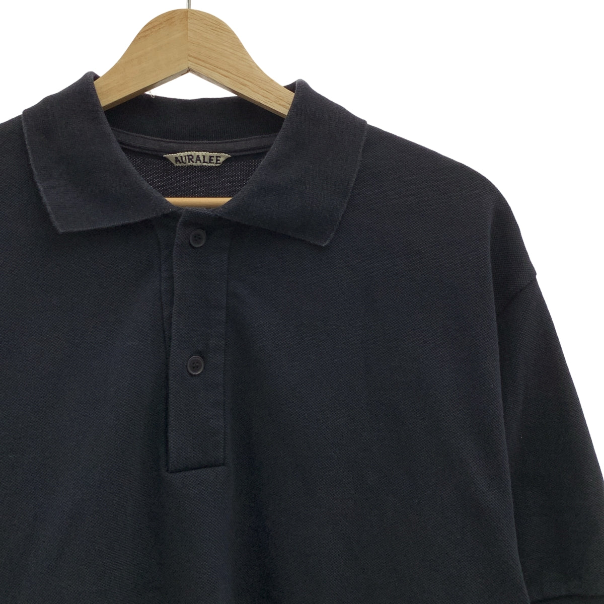 AURALEE / 오라리 | 2023SS | Super Fine Cotton Pique Big Polo / 코튼 오버 폴로 셔츠 | 5 | 남성