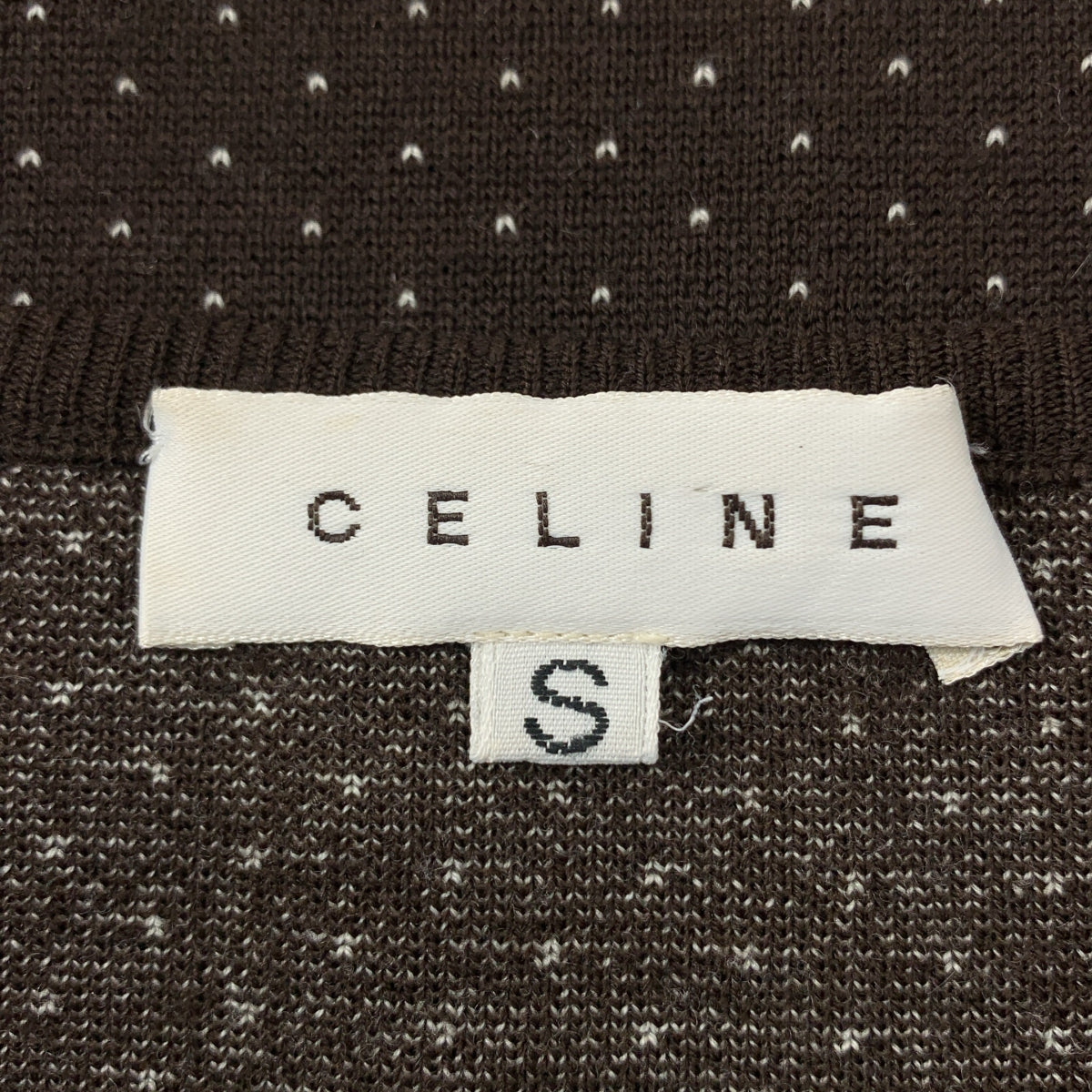 CELINE | 羊毛褶袖針織毛衣 | S尺寸 | 女款