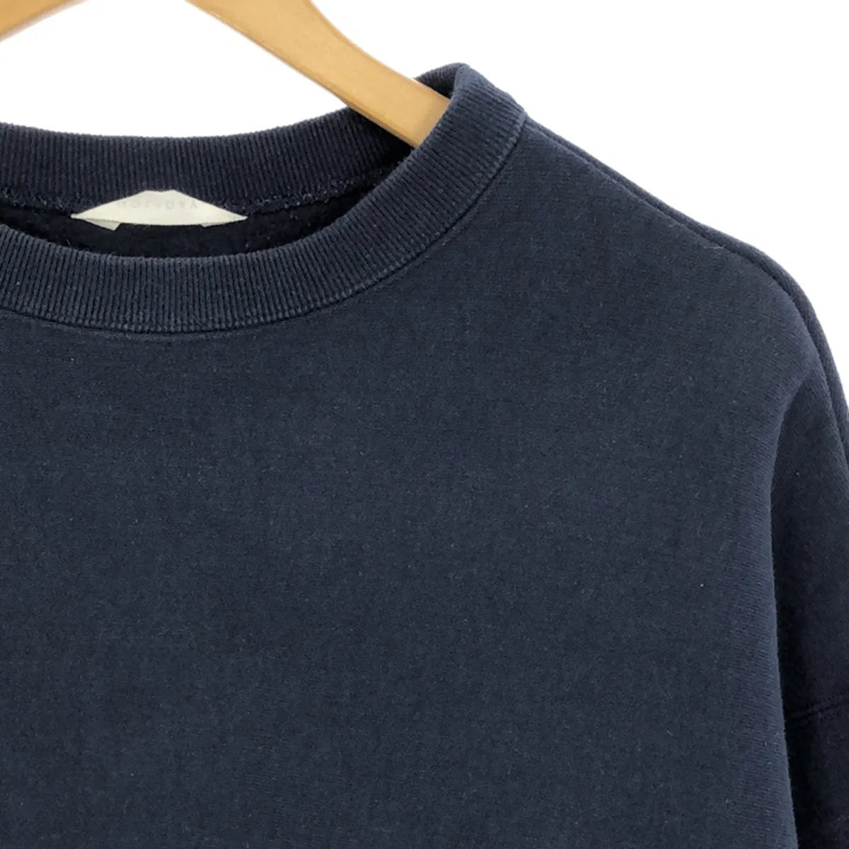 HOLIDAY / 홀리데이 | ULTRA HEAVY SWEAT TOPS 로고 프린트 울트라 헤비 크루넥 스웨트 | F | 네이비 | 여성