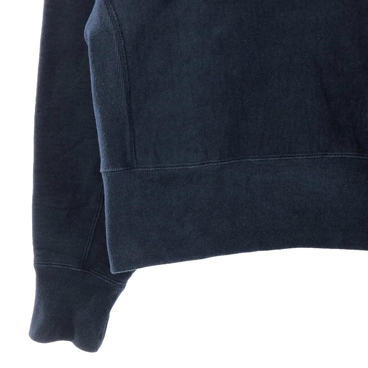 HOLIDAY / 홀리데이 | ULTRA HEAVY SWEAT TOPS 로고 프린트 울트라 헤비 크루넥 스웨트 | F | 네이비 | 여성