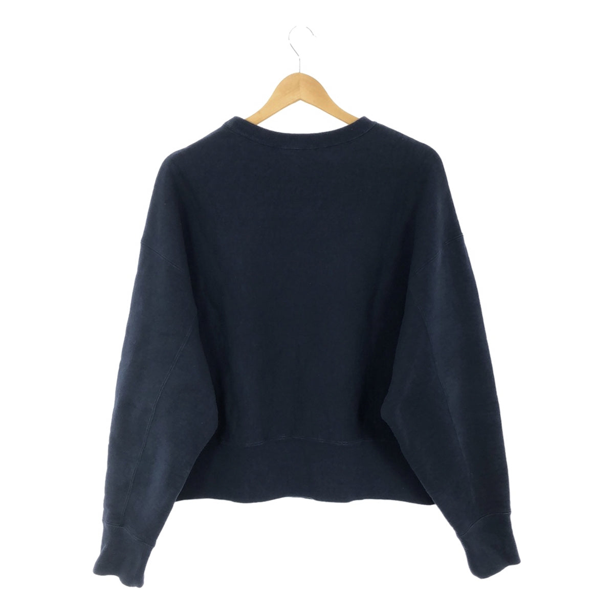 HOLIDAY / ホリデイ | ULTRA HEAVY SWEAT TOPS ロゴプリント ウルトラヘビー クルーネックスウェット | F | ネイビー | レディース