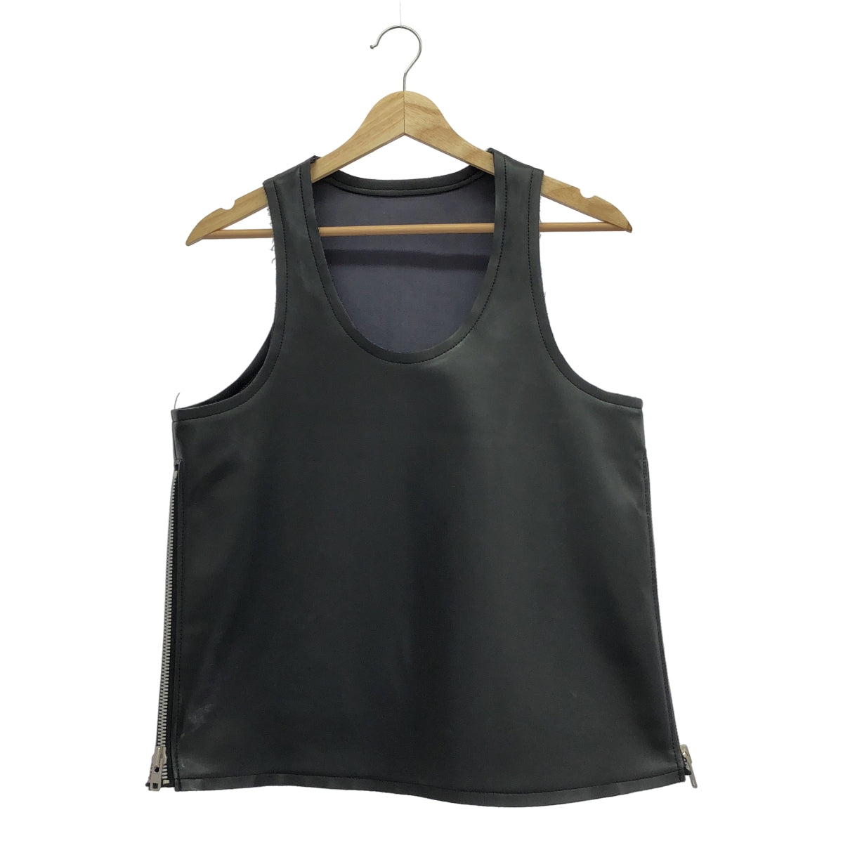 COMME des GARÇONS | 2024 秋冬 |人造皮革背心 | XS |