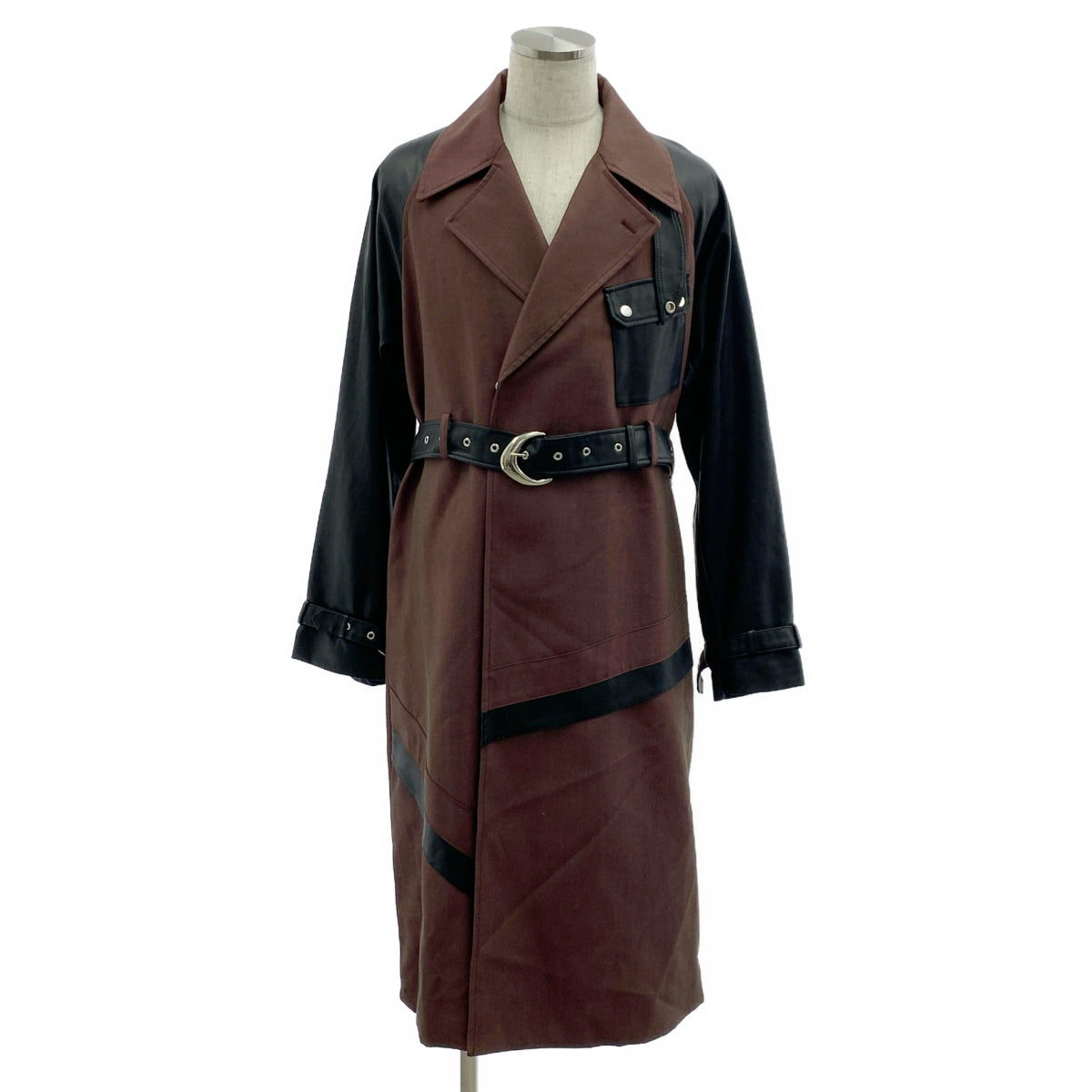 UNITED TOKYO | 高規格羊毛皮革混紡大衣 | 2 碼 | 男款