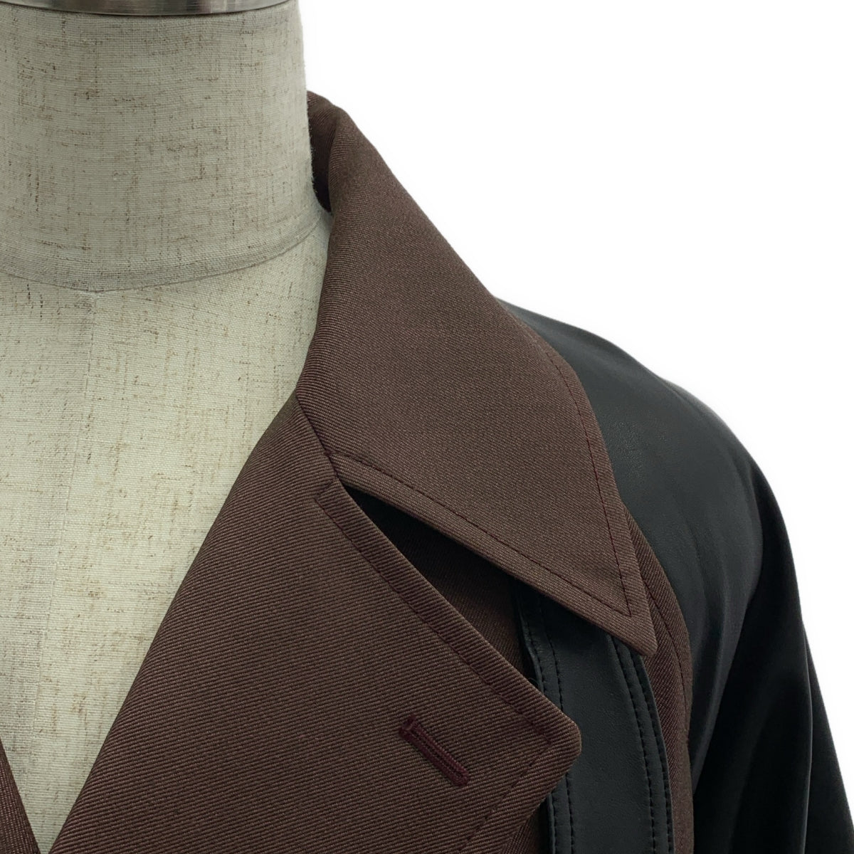 UNITED TOKYO | 高規格羊毛皮革混紡大衣 | 2 碼 | 男款