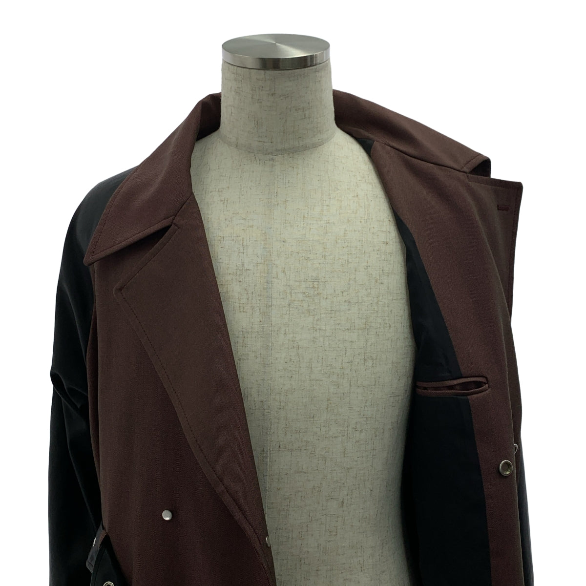 UNITED TOKYO | 高規格羊毛皮革混紡大衣 | 2 碼 | 男款