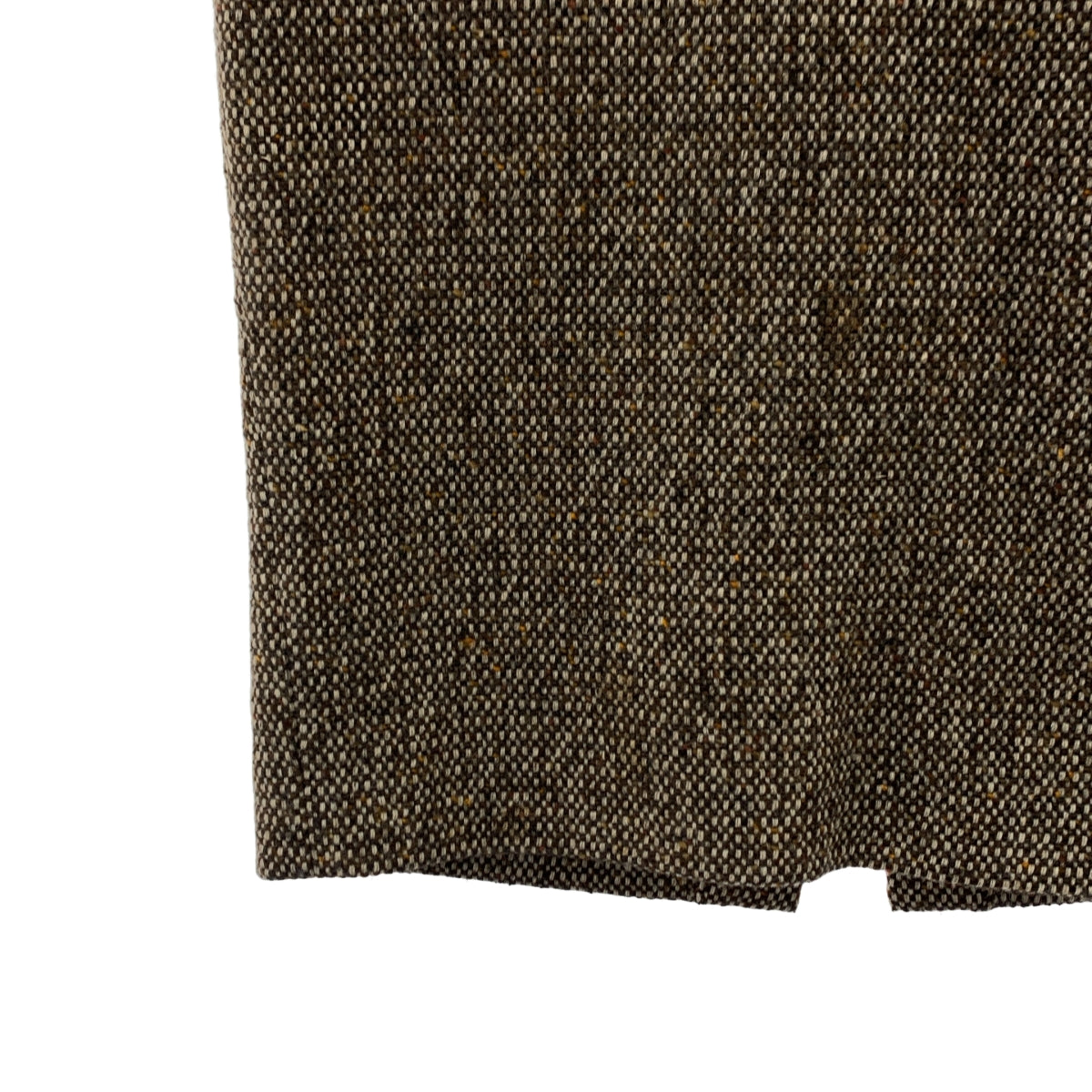 DOLCE＆GABBANA / ドルチェ＆ガッバーナドルガバ | ウール ツイード 切替 スカート | 36 | ブラウン | レディース