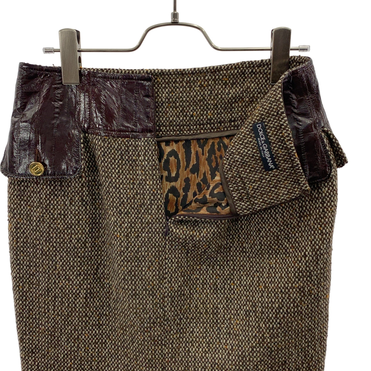ドルチェ&ガッバーナ DOLCE&GABBANA ウールツイードスカート DOLCE＆GABBANA / ドルチェ＆ガッバーナドルガバ | ウール ツイード