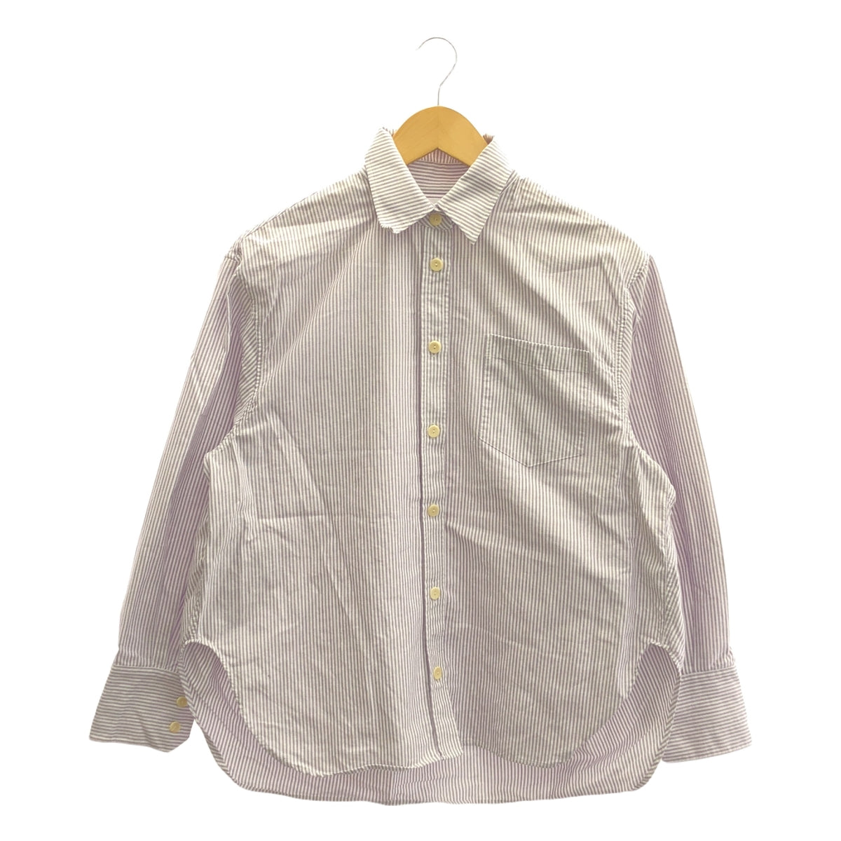 [品相良好] 羅恩·赫爾曼 / 羅恩·赫爾曼 | Maria Mcmanus / 棉質條紋襯衫 | S |紫色/白色|女性的