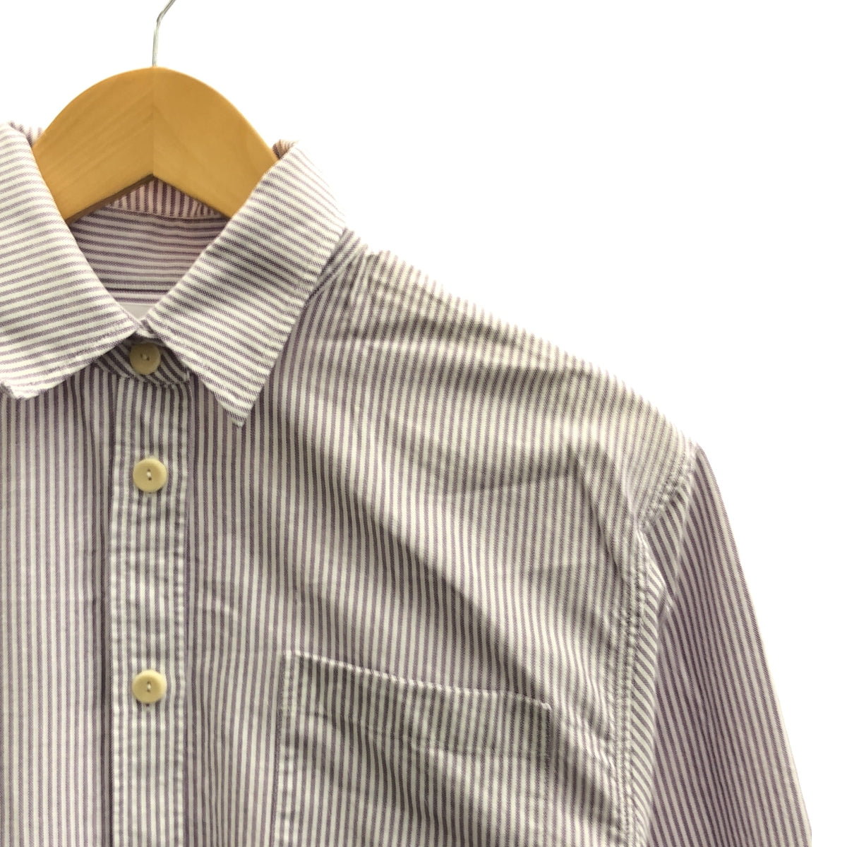 [品相良好] 羅恩·赫爾曼 / 羅恩·赫爾曼 | Maria Mcmanus / 棉質條紋襯衫 | S |紫色/白色|女性的