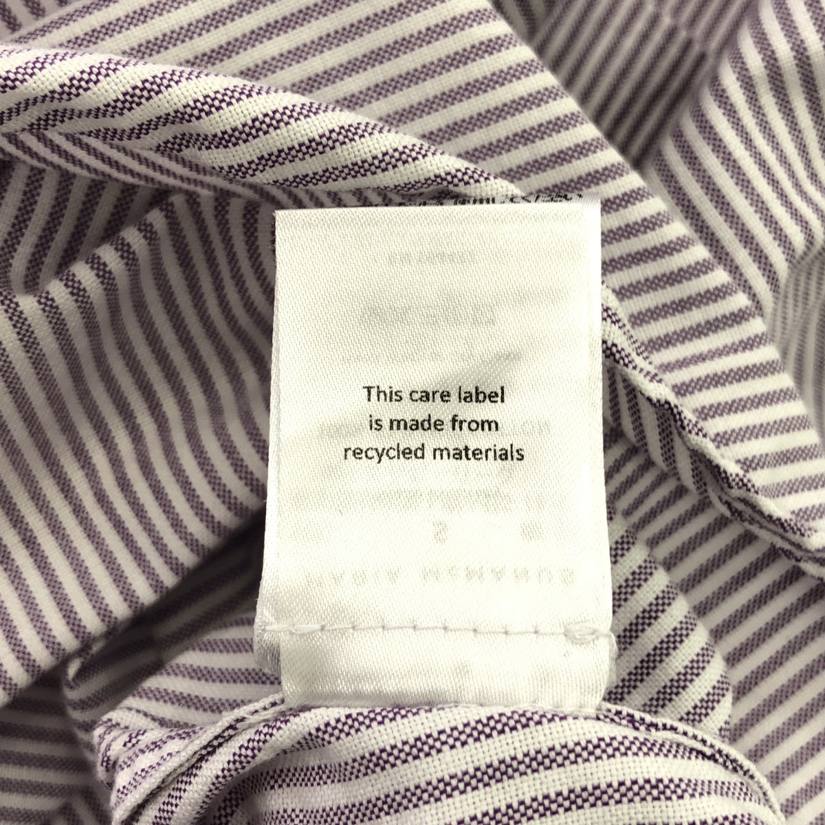 【미품】 Ron Herman / 론하만 | 취급 Maria Mcmanus / 코튼 스트라이프 셔츠 | S | 퍼플/화이트 | 여성