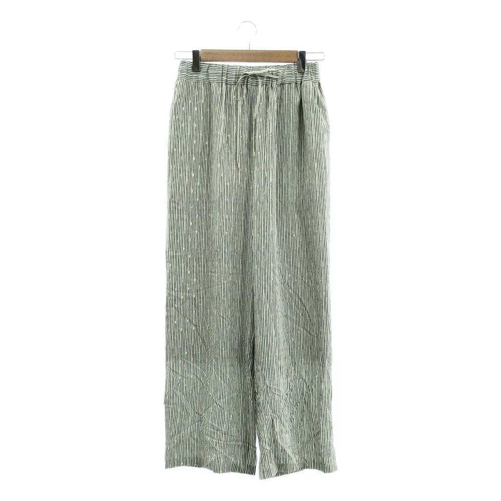 JOURNAL STANDARD L'ESSAGE | 2025SS | DEVEAUX GOLD 金銀單色調休閒褲 | F 碼 | 女款