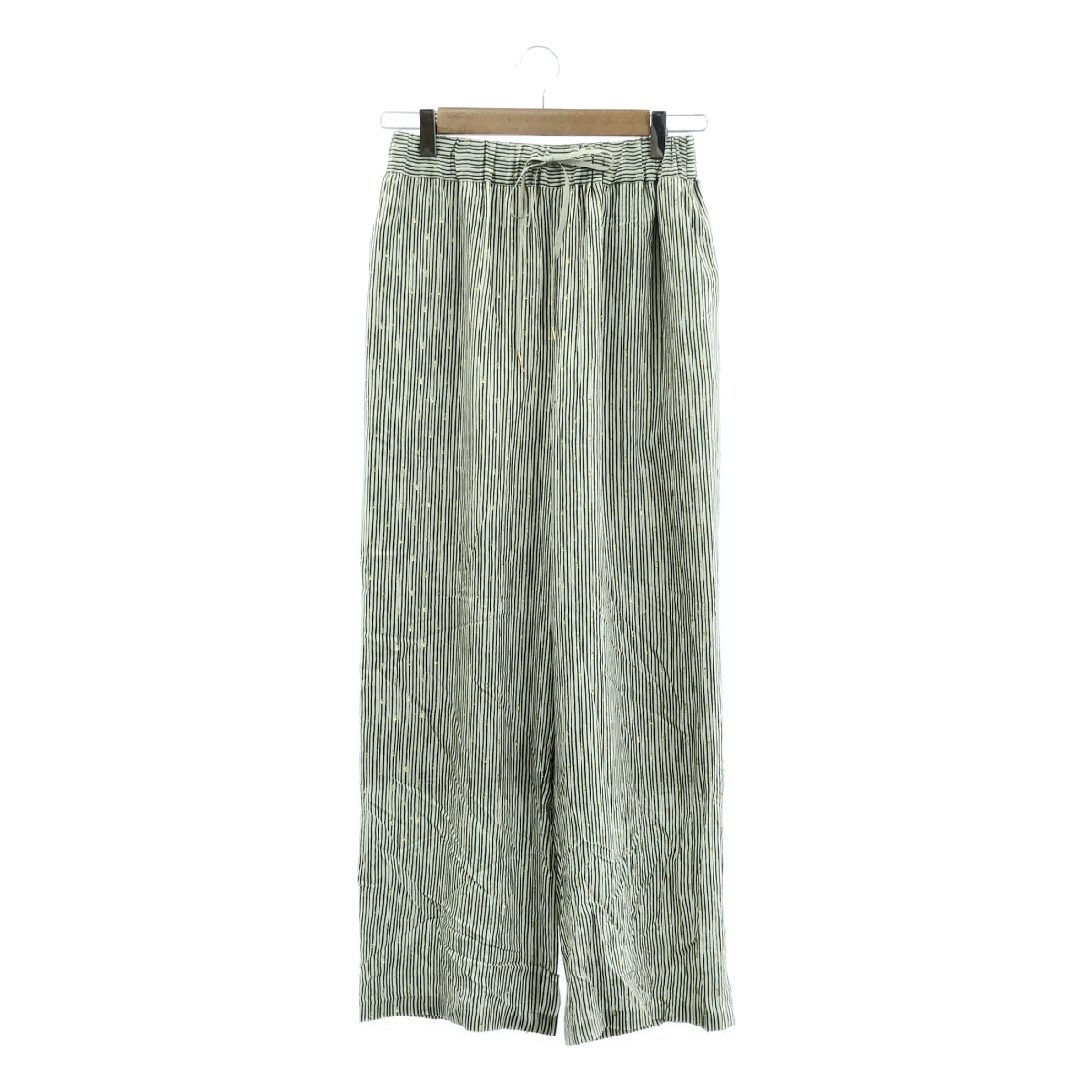 JOURNAL STANDARD L'ESSAGE | 2025SS | DEVEAUX GOLD 金銀單色調休閒褲 | F 碼 | 女款