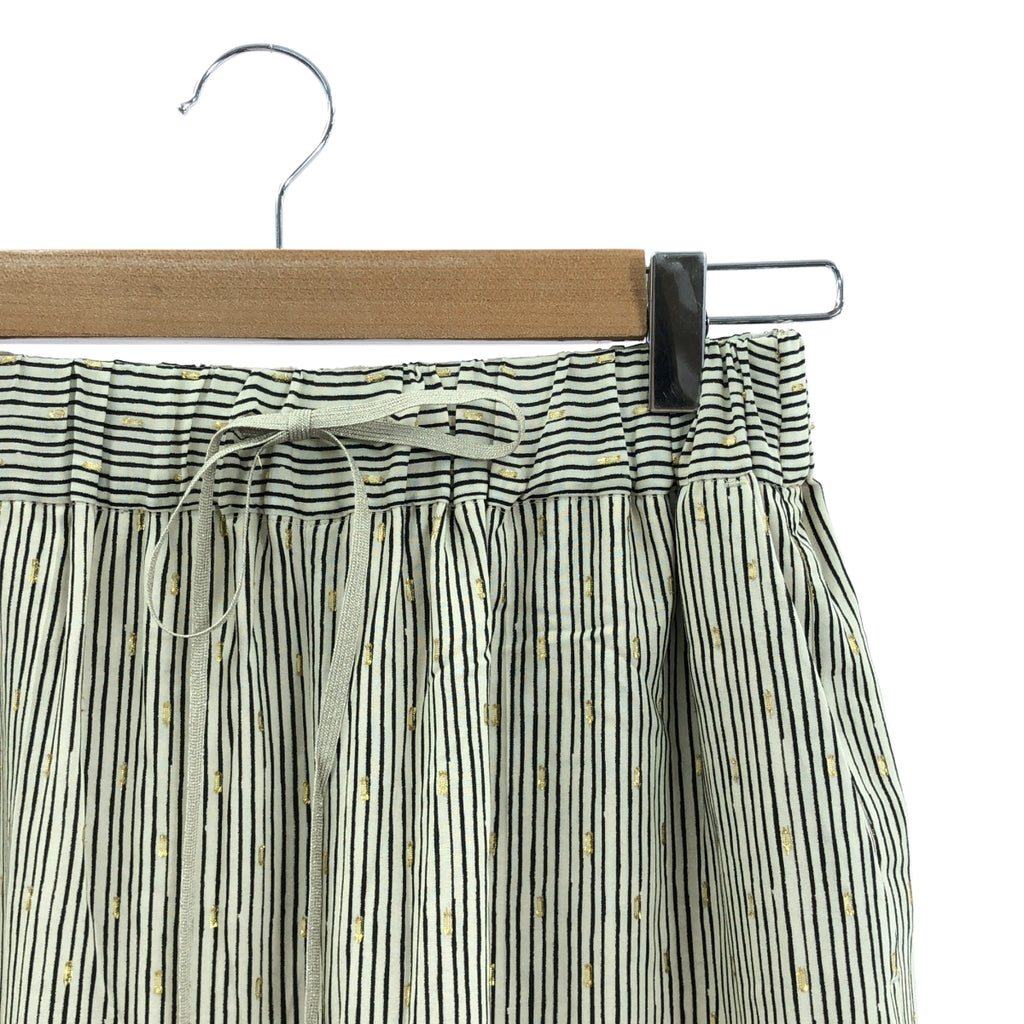 JOURNAL STANDARD L'ESSAGE | 2025SS | DEVEAUX GOLD 金銀單色調休閒褲 | F 碼 | 女款