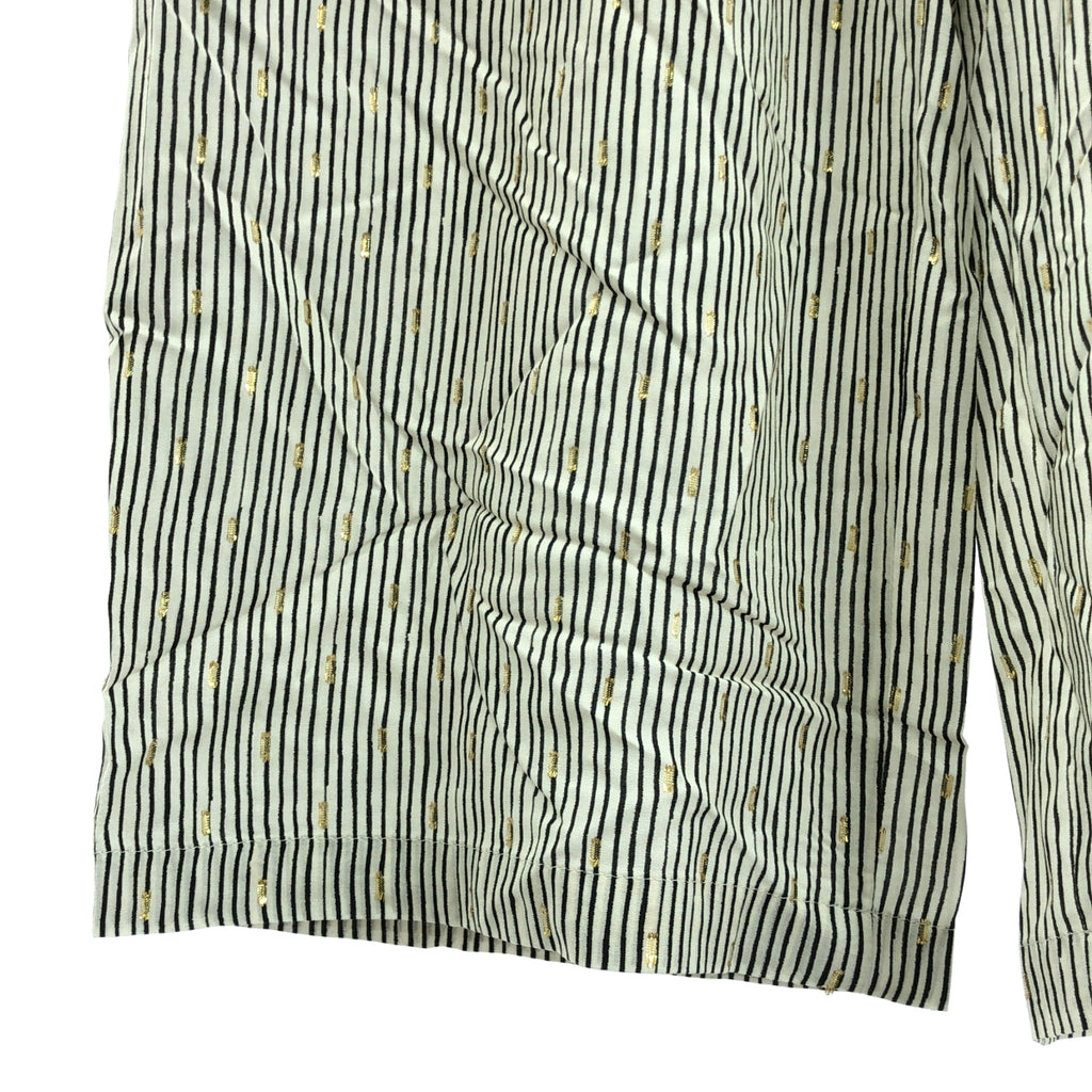 JOURNAL STANDARD L'ESSAGE | 2025SS | DEVEAUX GOLD 金銀單色調休閒褲 | F 碼 | 女款