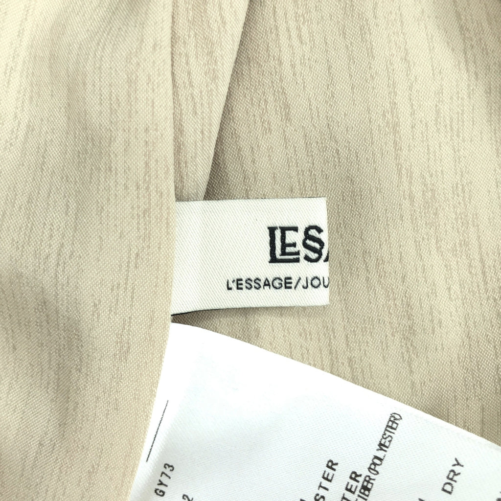 JOURNAL STANDARD L'ESSAGE | 2025SS | DEVEAUX GOLD 金銀單色調休閒褲 | F 碼 | 女款