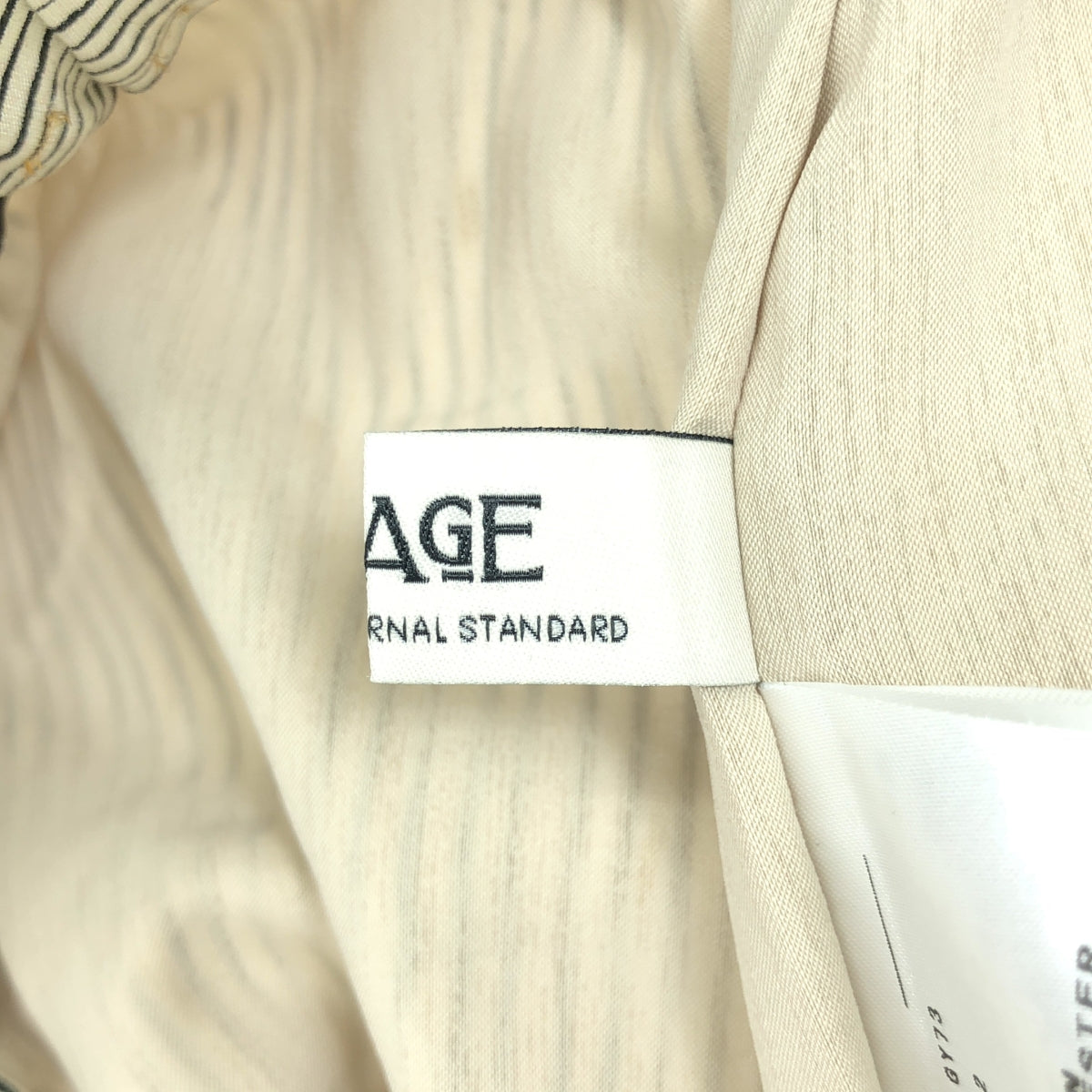 JOURNAL STANDARD L'ESSAGE | 2025SS | DEVEAUX GOLD 金銀單色調休閒褲 | F 碼 | 女款