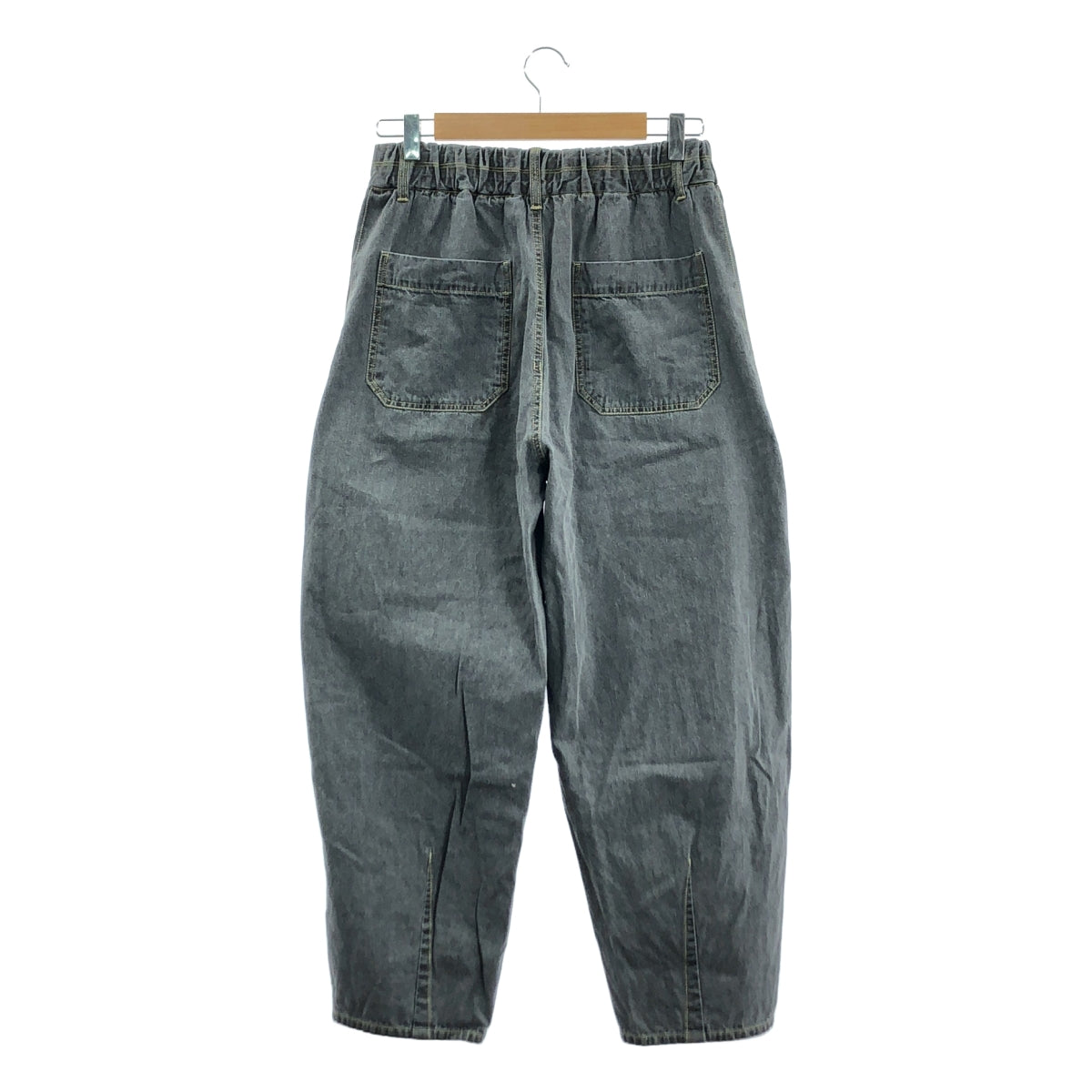 sosotto | 仿牛仔寬褲 | 01 | 炭黑 | 女款